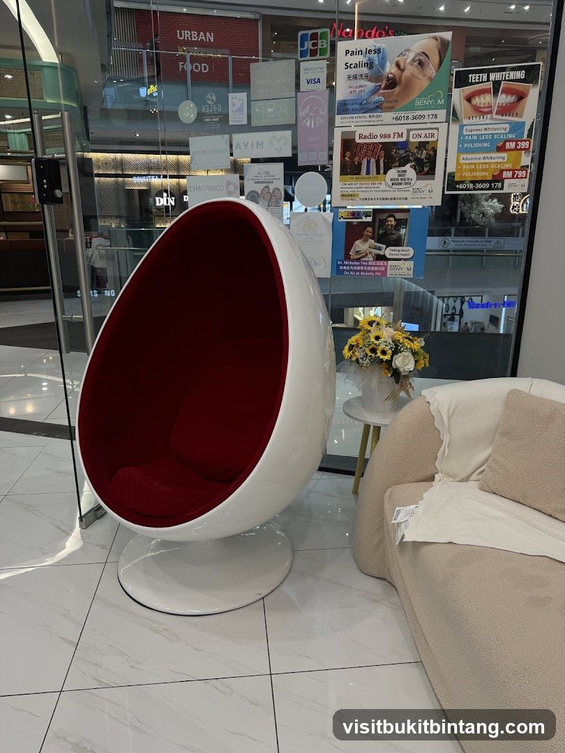 Waiting Area with Dental Advertisements