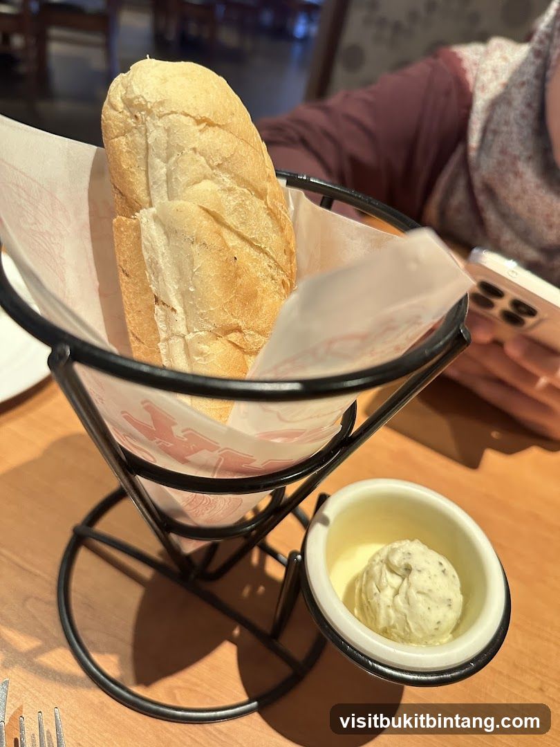 Bread Basket with Butter