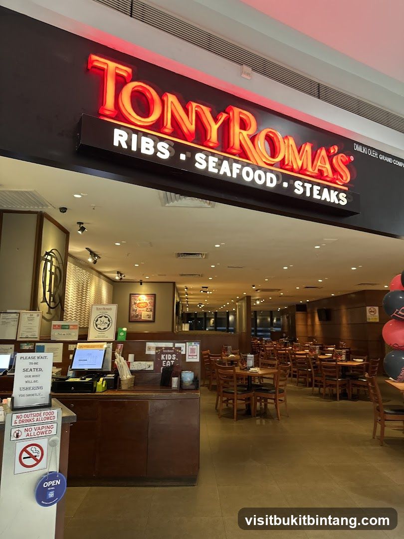 Tony Roma's Nu Sentral
