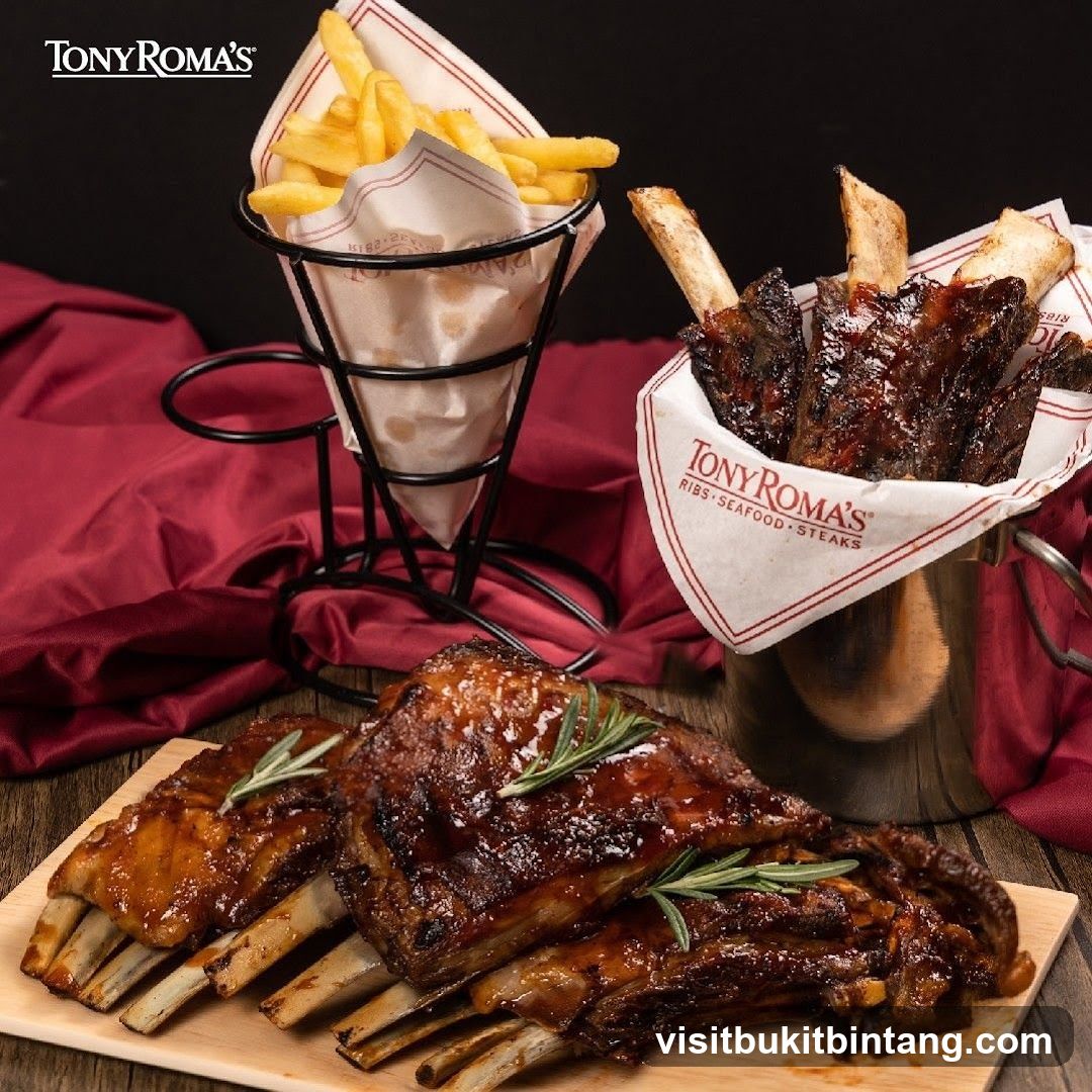 Tony Roma's Ribs and Fries
