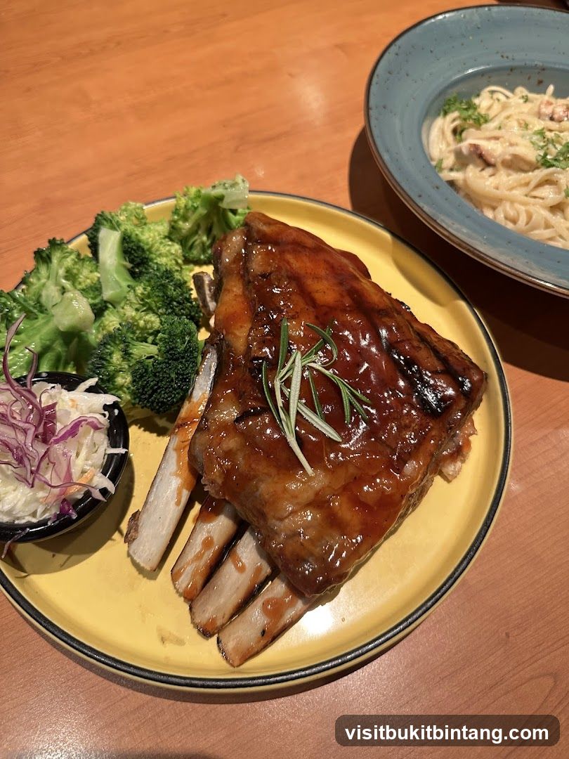 BBQ Ribs and Pasta