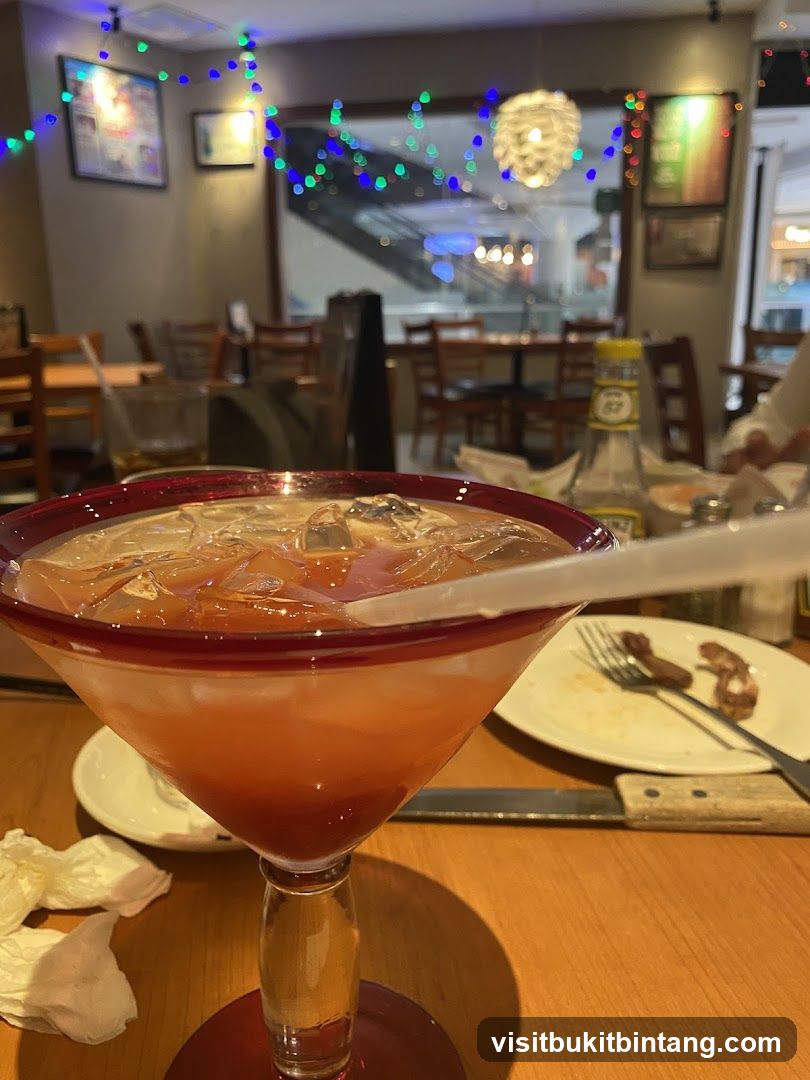 Cocktail at a Restaurant