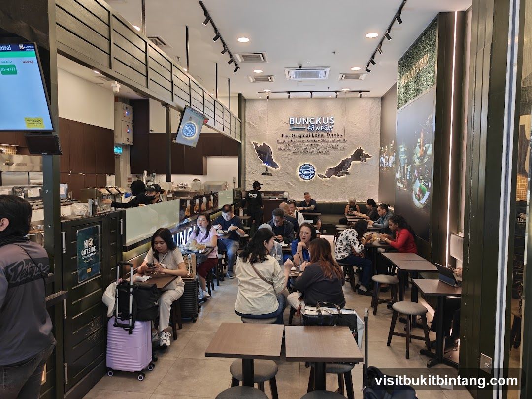 Interior of a cafe