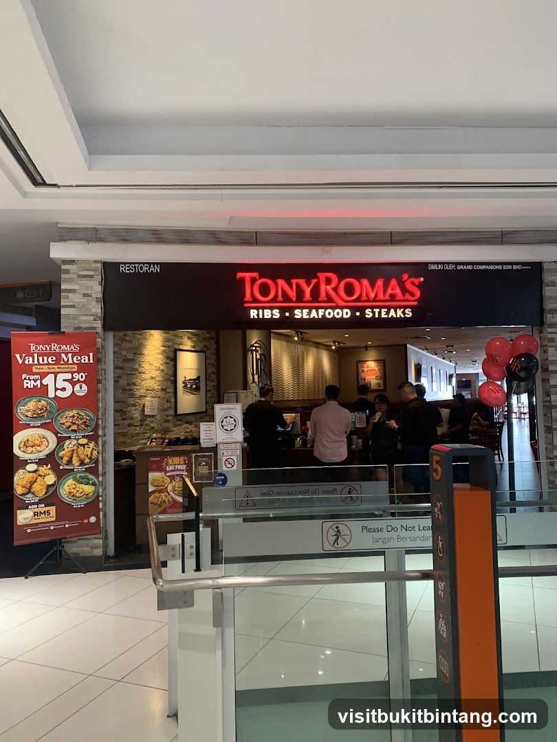 Tony Roma's Nu Sentral