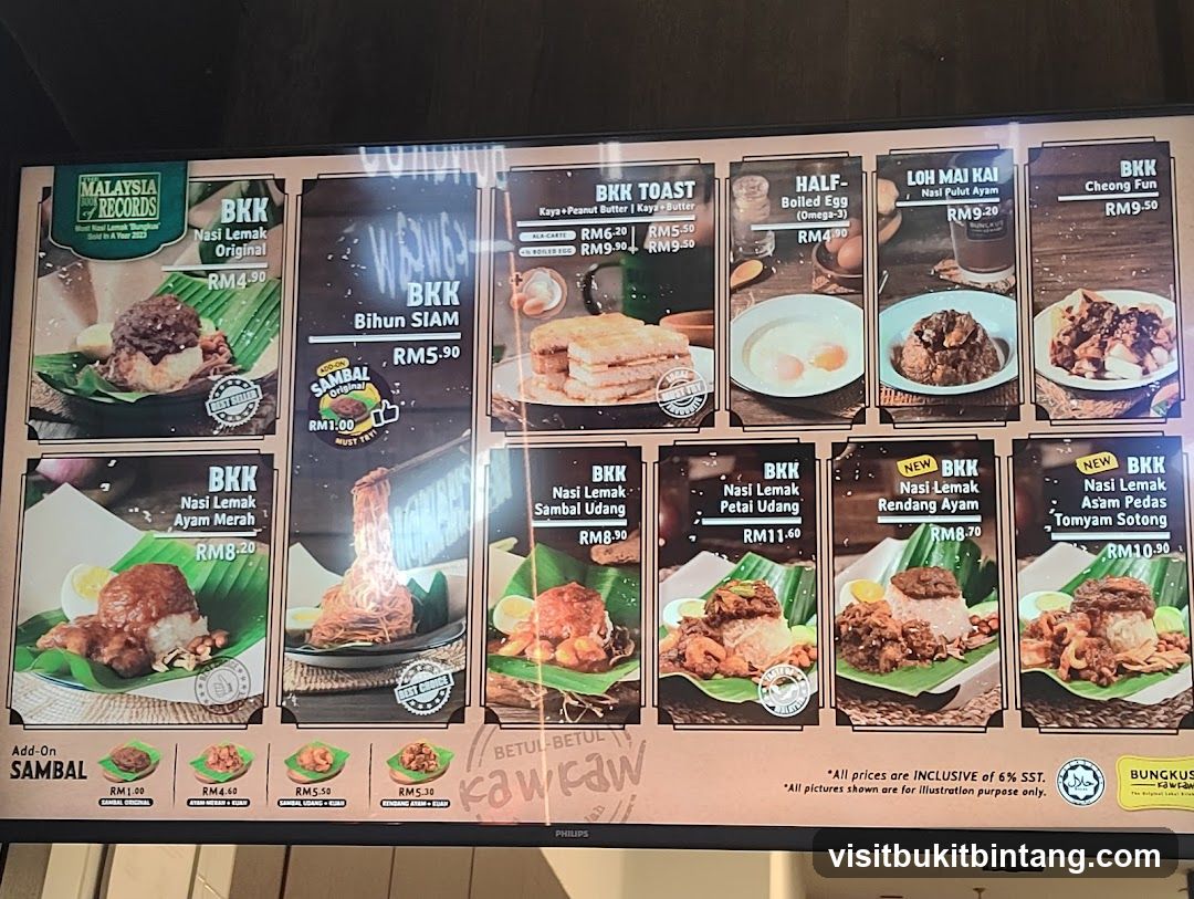 BKK Menu
