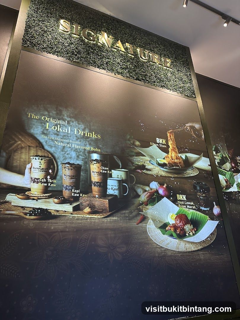 Signature 18 Menu Display