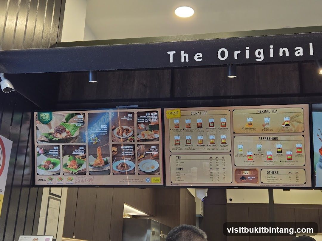 The Original Menu