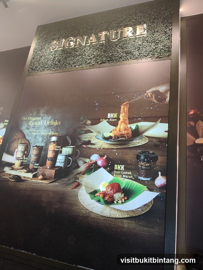 Signature Lokal Drinks and Dishes