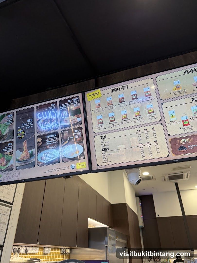 BUNGKUS Menu