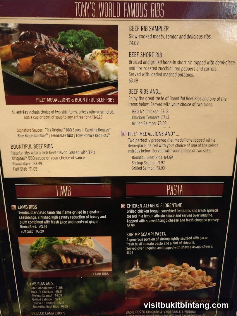 TONY'S WORLD FAMOUS RIBS