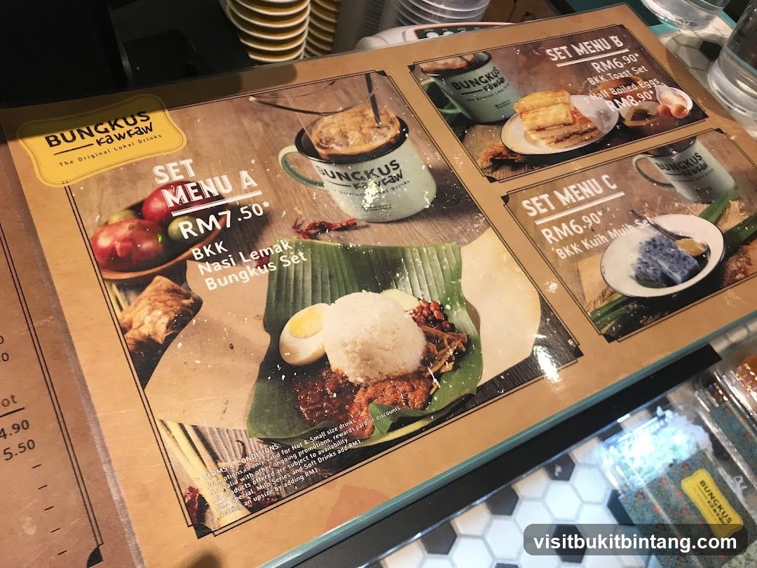BUNGKUS KAWKAW SET MENUS