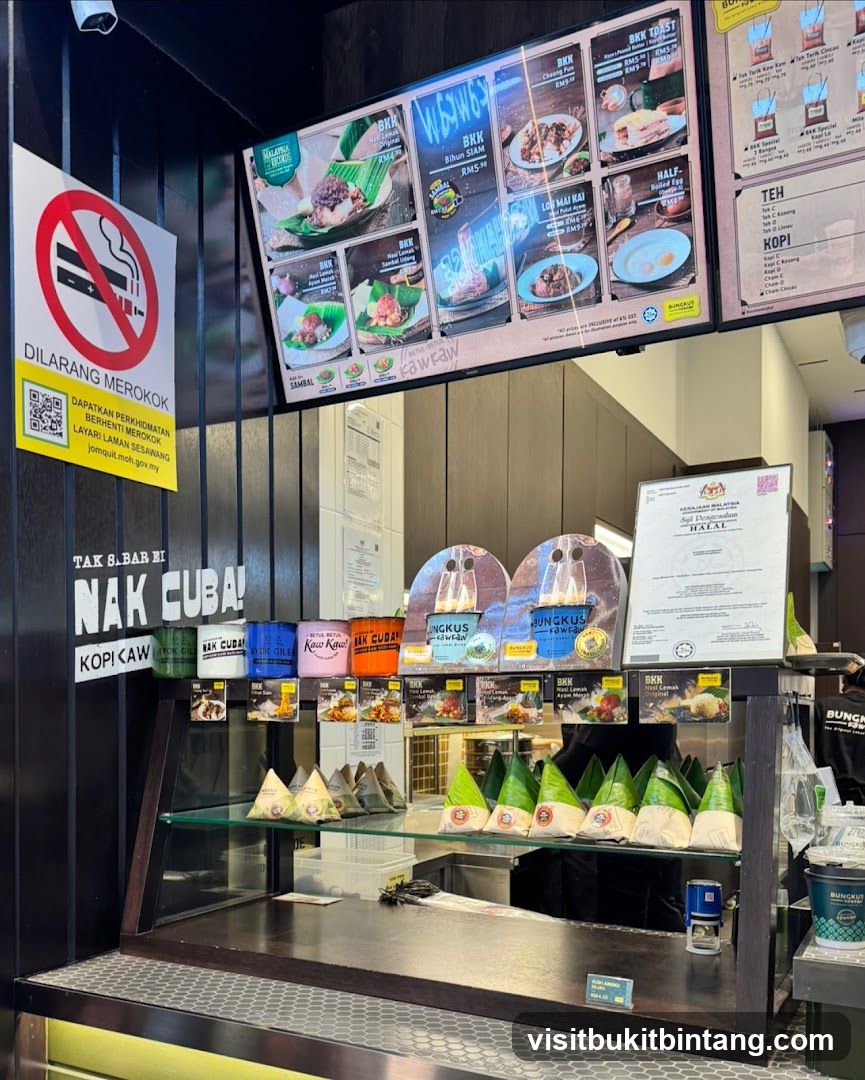 Food Display and Menu