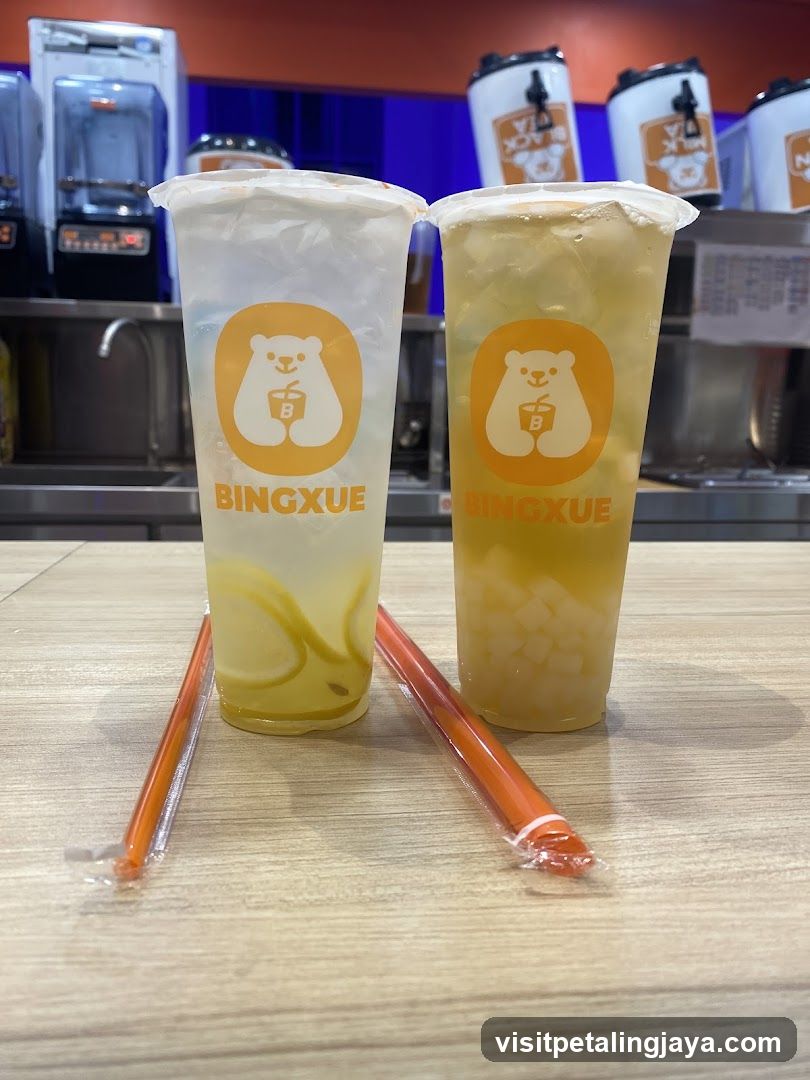 Bingxue Drinks Display