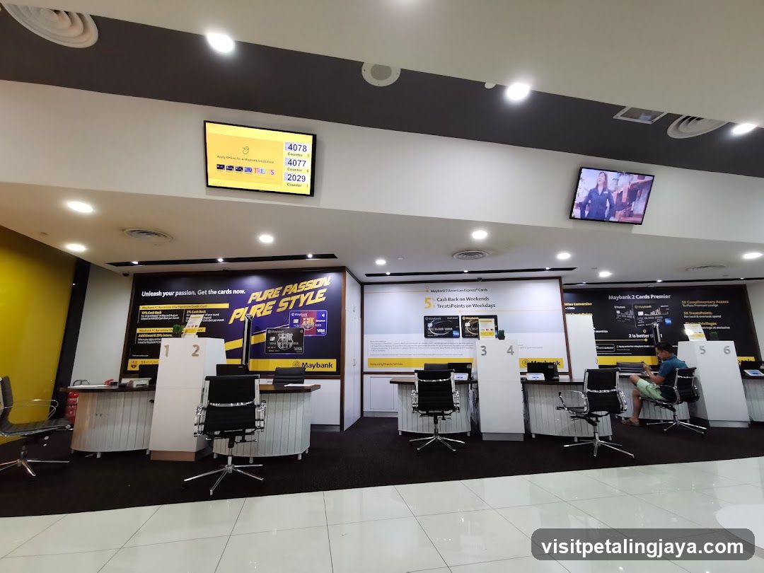Bank Interior with Queuing Area