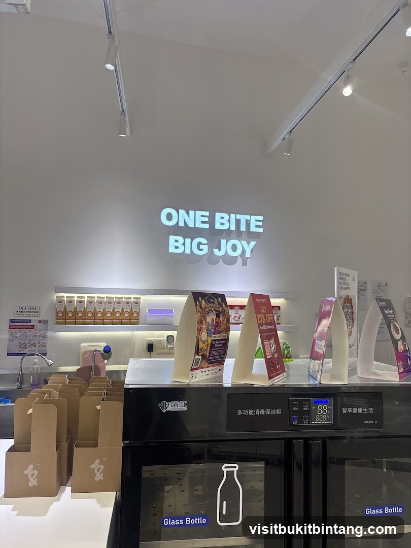 Store Interior with Neon Signage