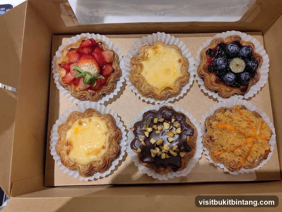 Assorted Pastries in a Box