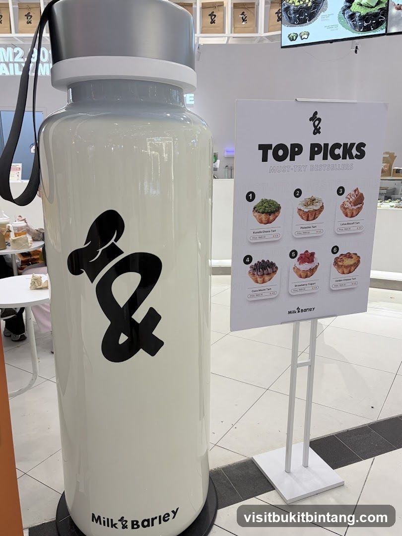 Milk & Barley Top Picks Display