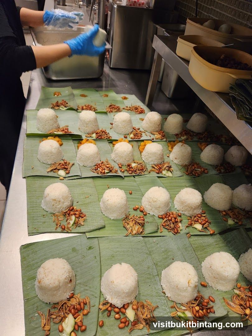 Nasi Lemak Preparation
