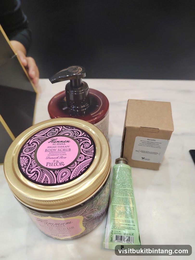 Body Scrub and Hand Cream