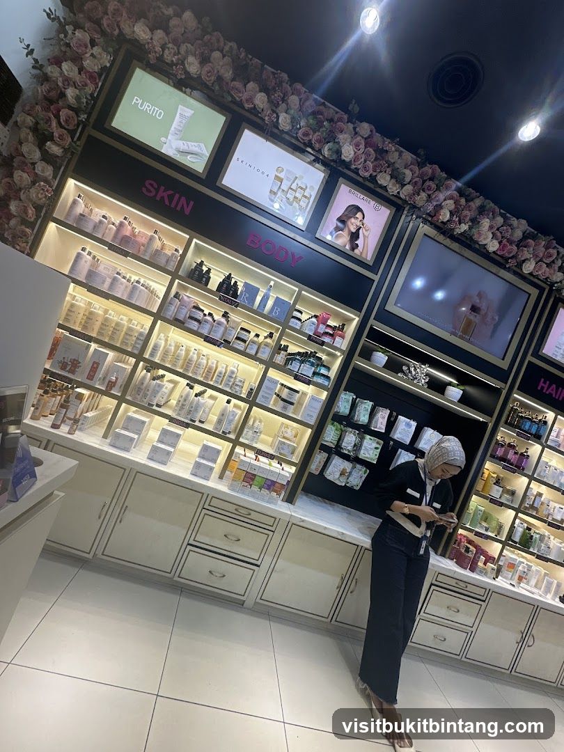 Cosmetics store interior