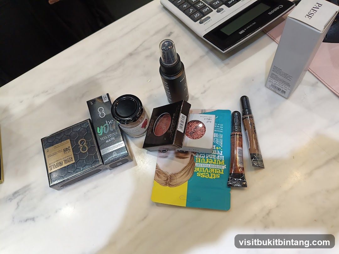 Cosmetics and Calculator