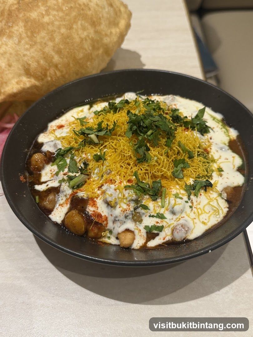 Chaat with Puri