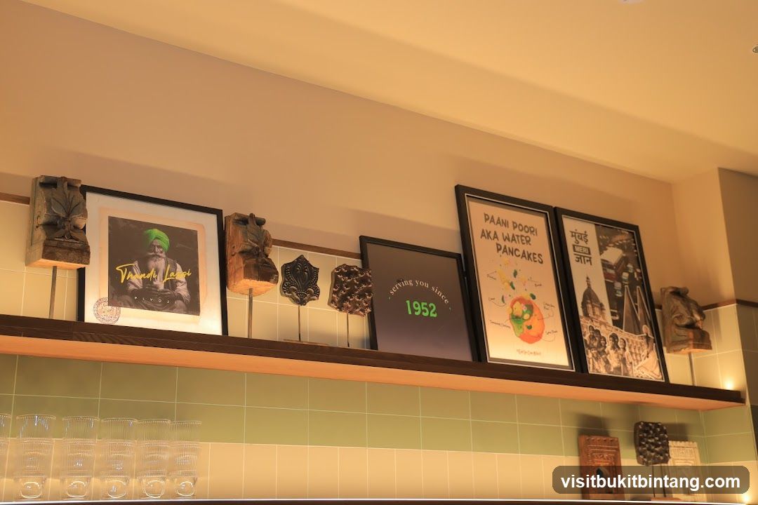 Decorated Shelf with Artwork and Sculptures