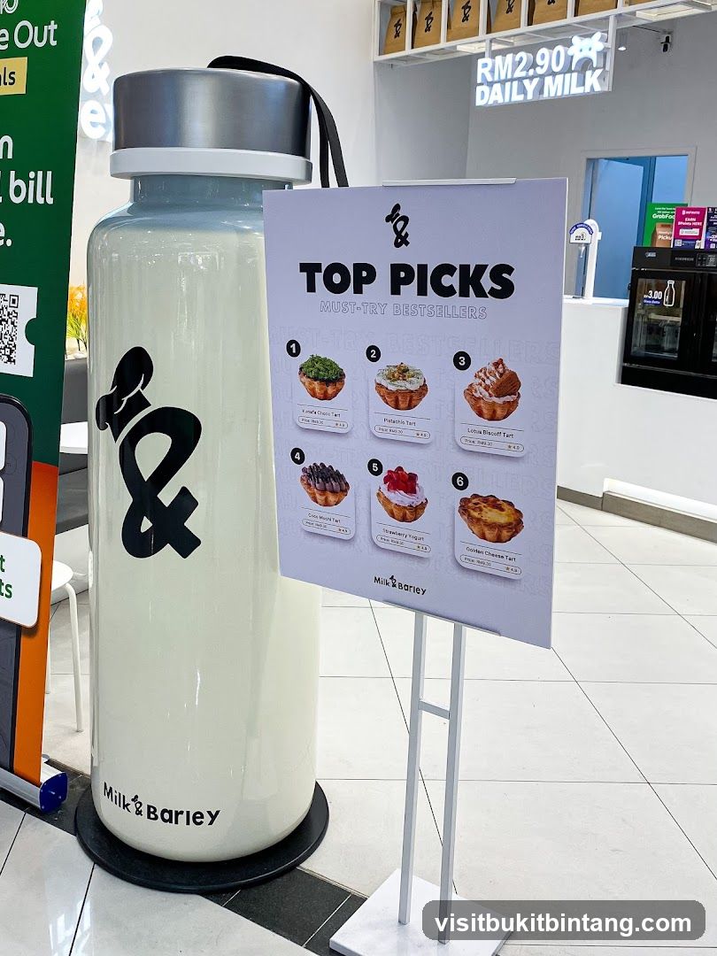 Milk & Barley Top Picks Menu