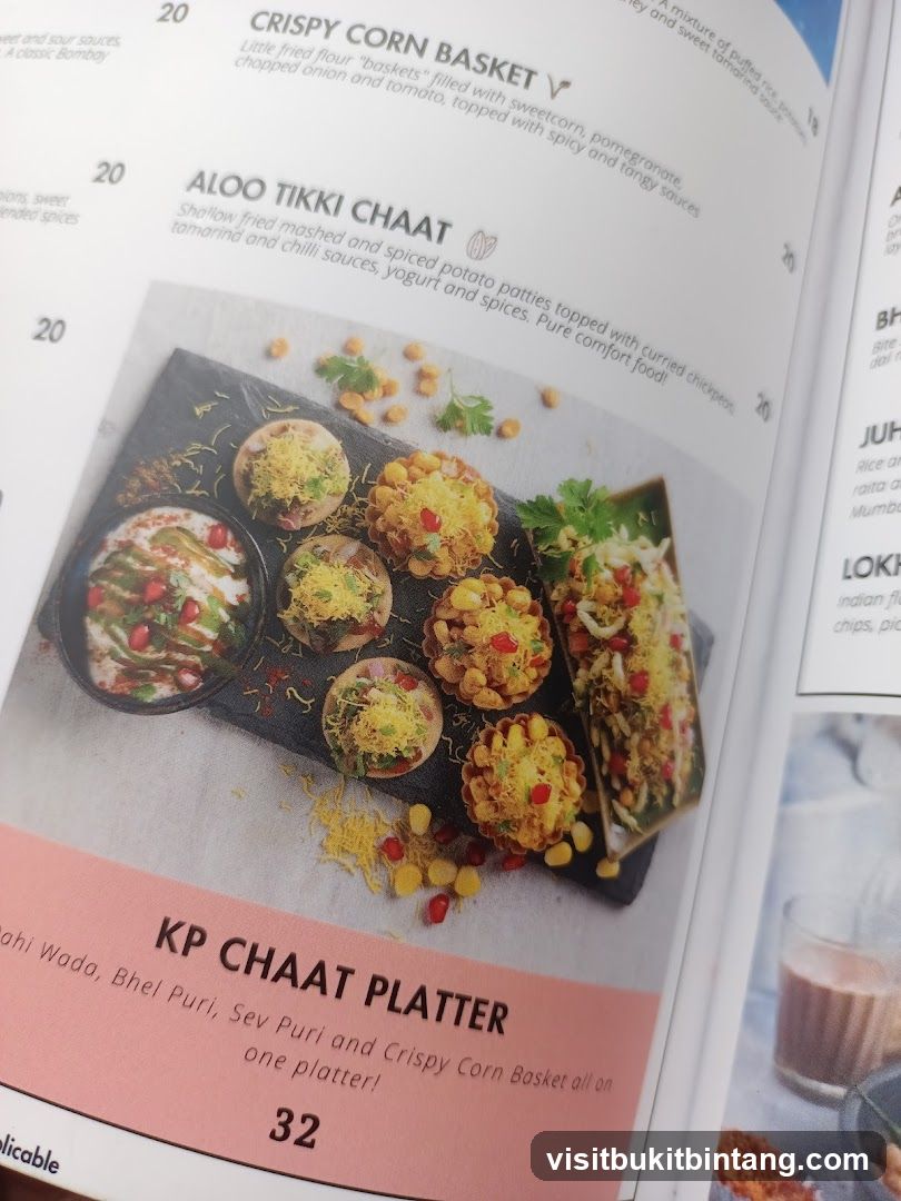 Chaat Menu