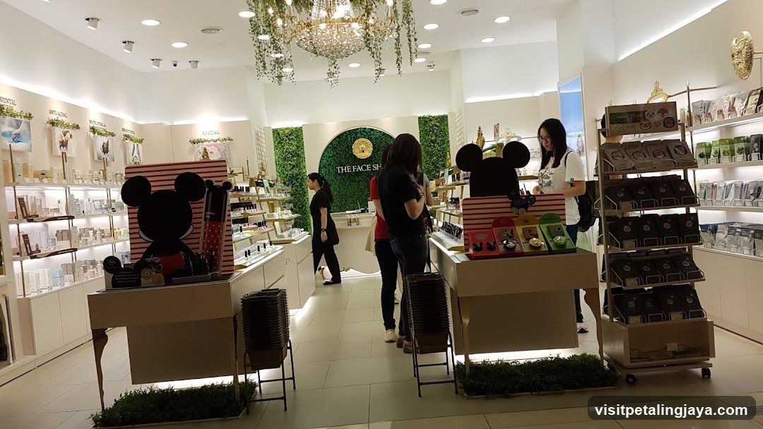 The Face Shop Interior with Mickey Mouse Display
