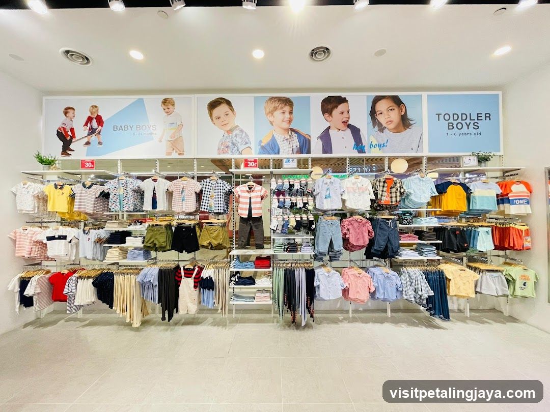 Baby Boys Clothing Store Interior