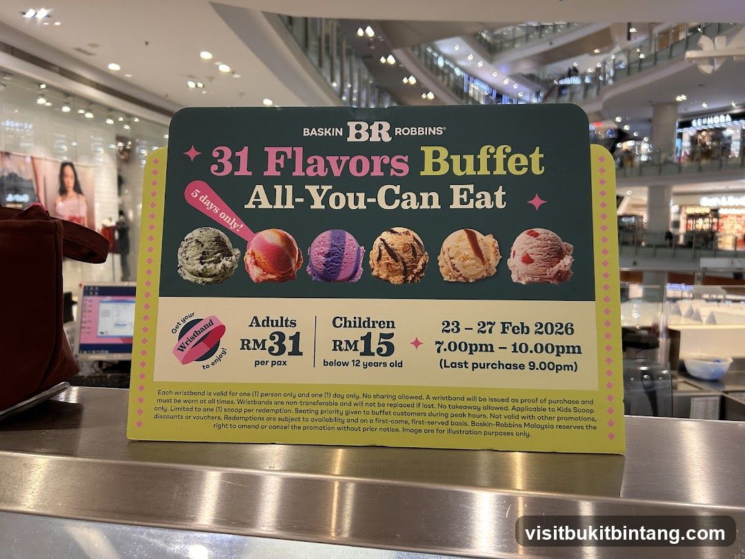 Baskin Robbins 31 Flavors Buffet