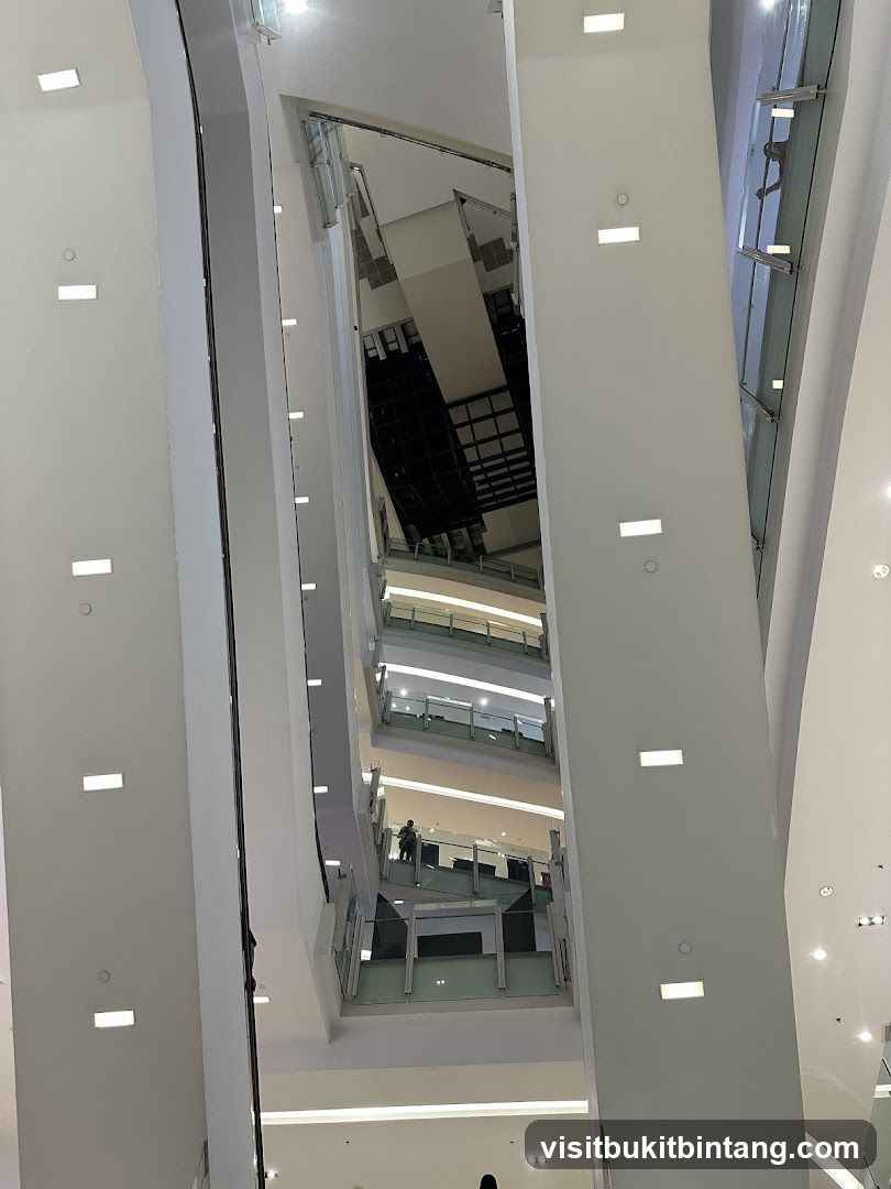 Modern Interior of a Multi-Level Building