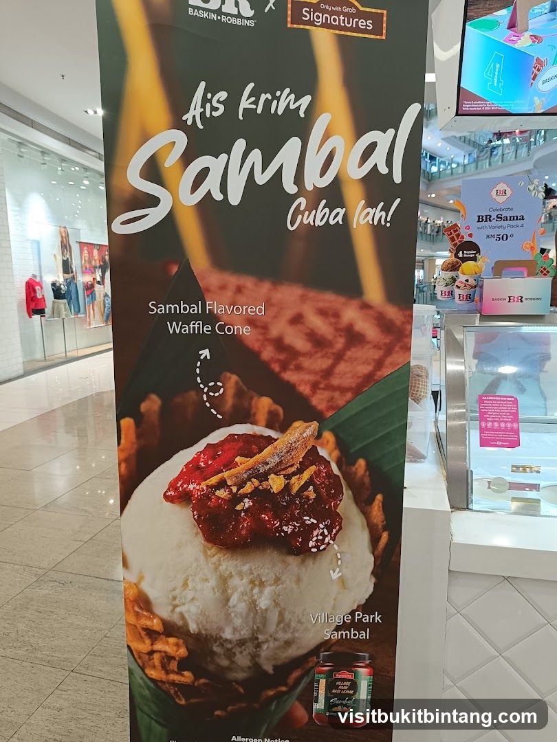Baskin Robbins Sambal Flavored Waffle Cone