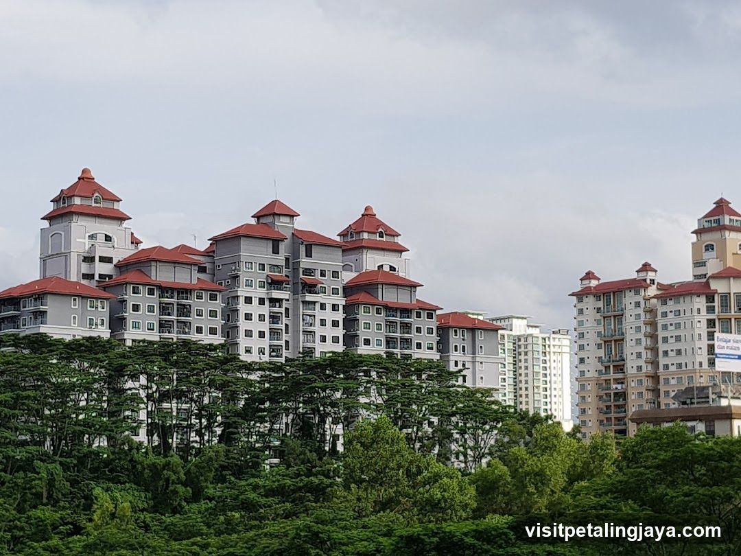 Residential Complex with Red Roofs