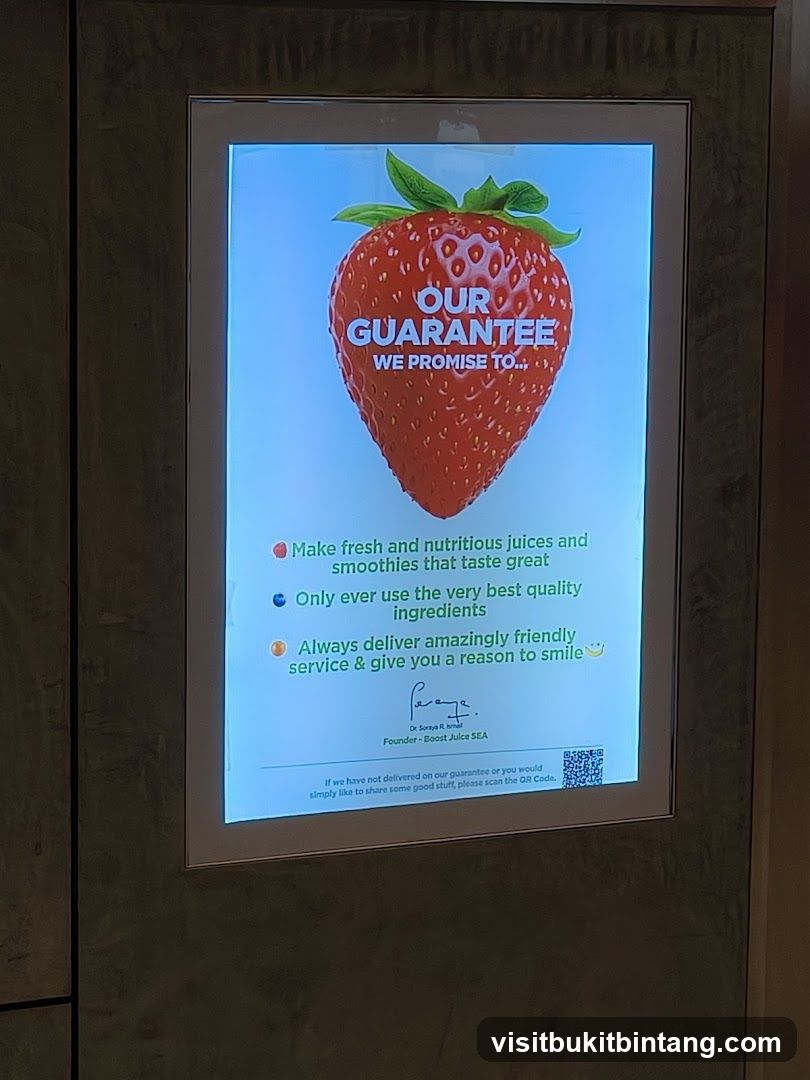 Boost Juice Guarantee