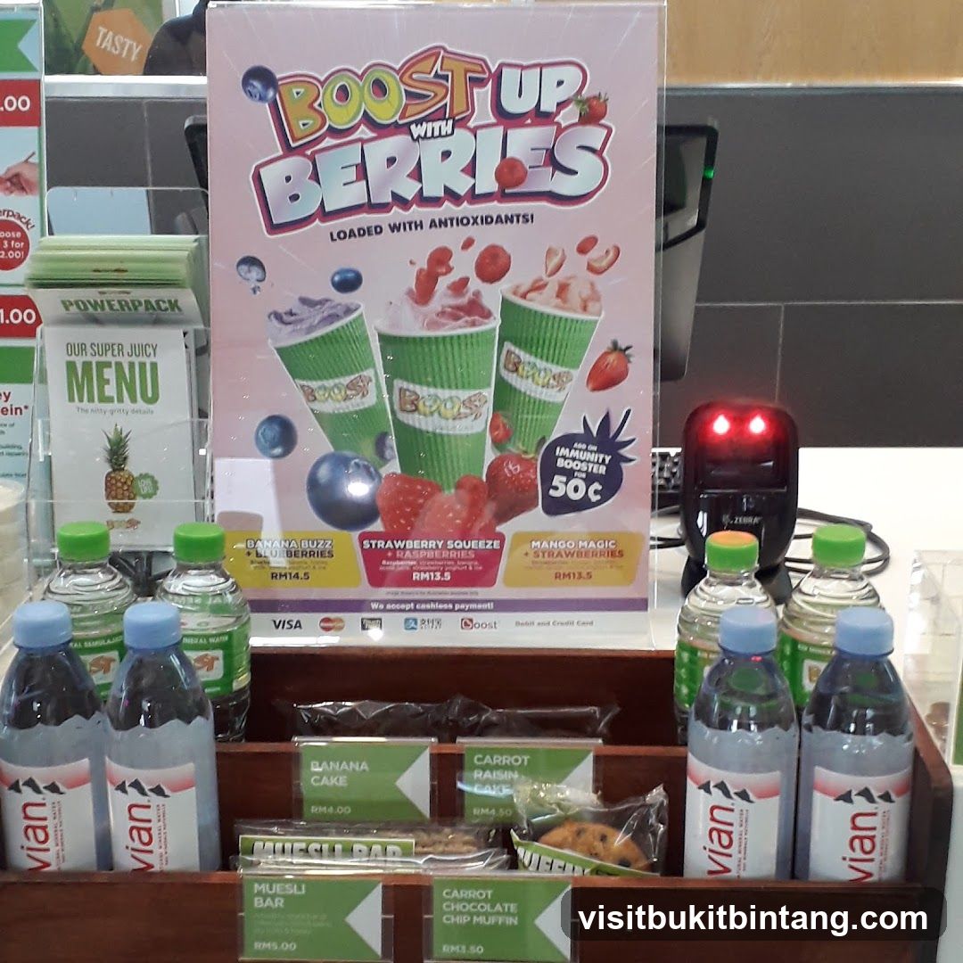 Boost Up With Berries Menu