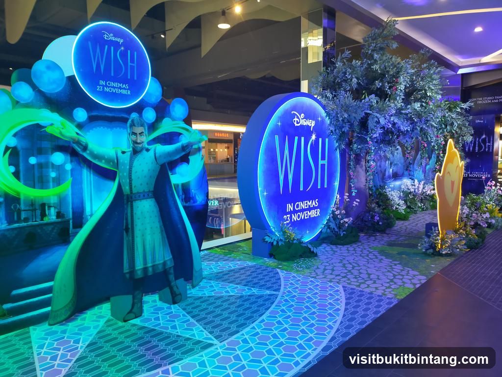 Disney Wish promotional display