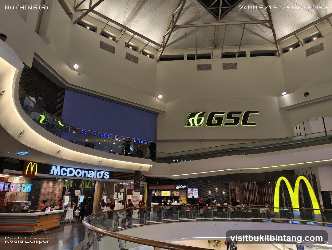 Mall Interior with McDonald's and GSC