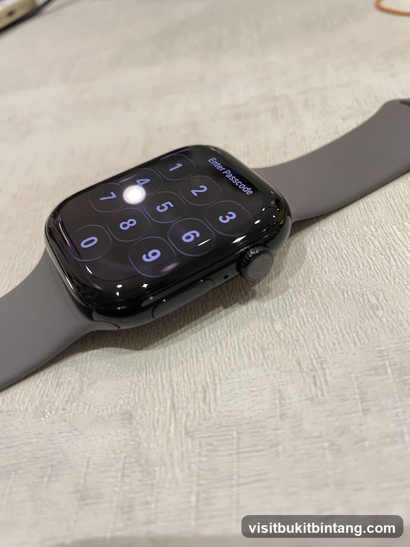 Smartwatch Passcode Screen