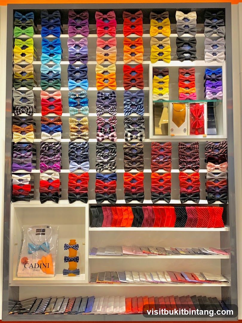 Display of Bow Ties and Ties
