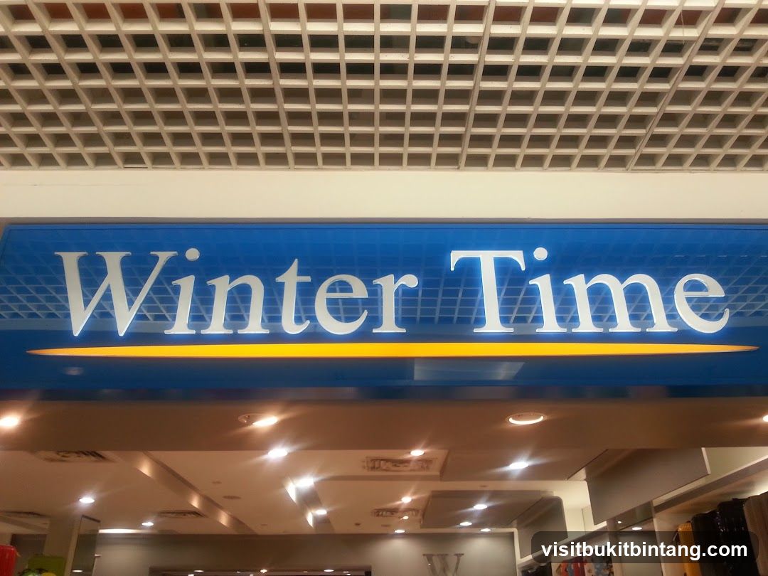 Winter Time Sign
