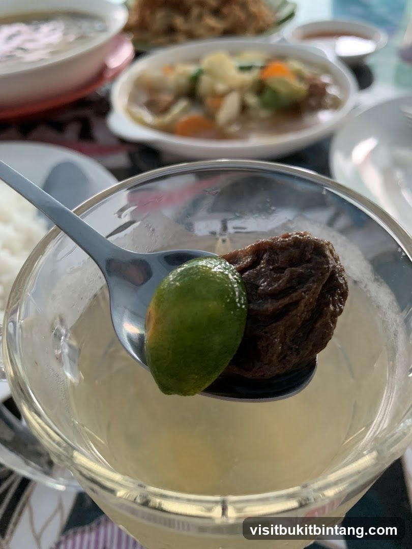 Lime and Dried Fruit Drink
