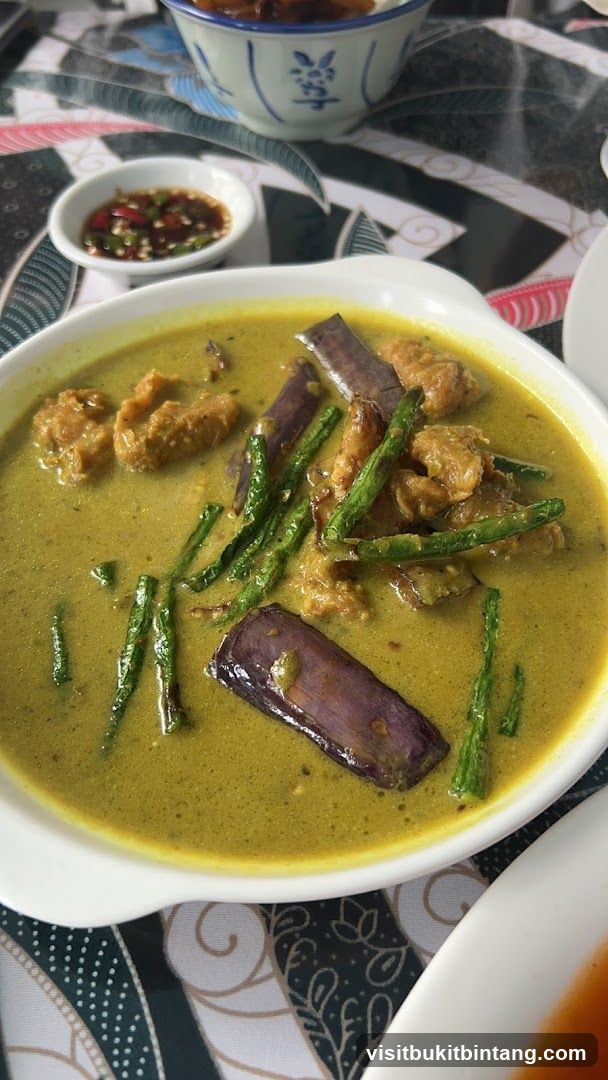 Curry with Eggplant and Green Beans