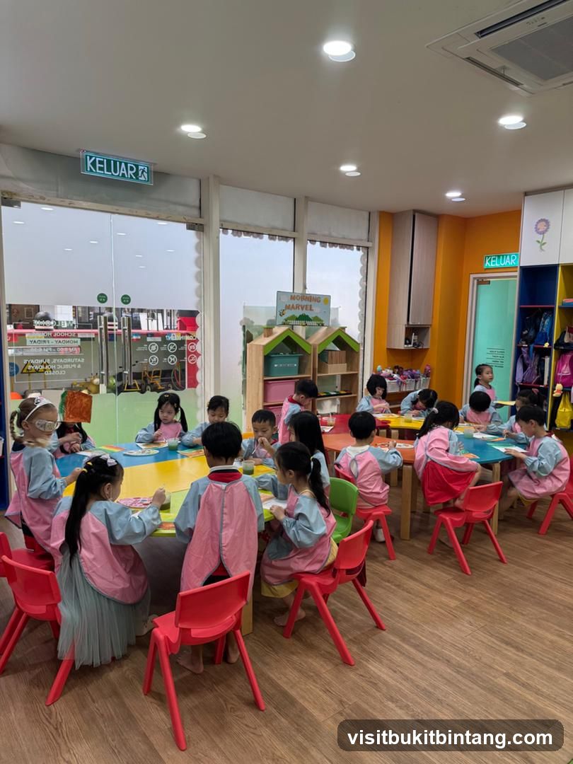 Children Engaged in Activities at a Classroom