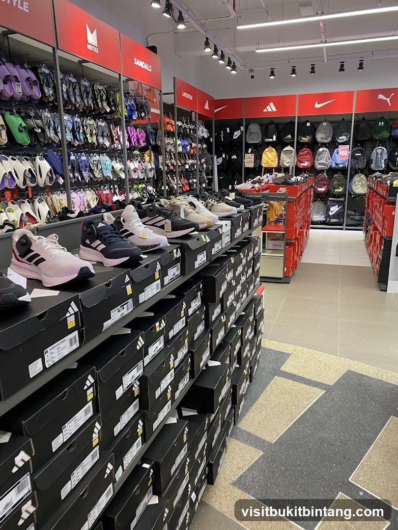 Sports Apparel and Footwear Store Interior