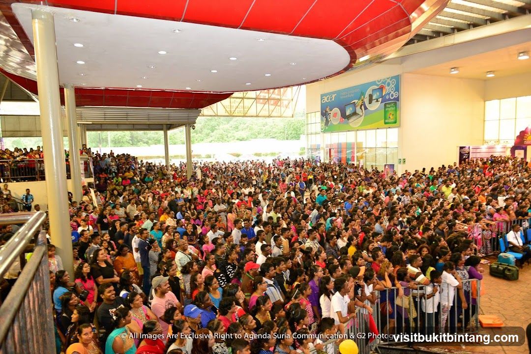 Crowd watching an event