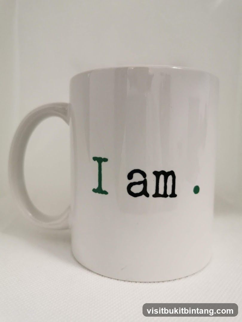 Mug with text