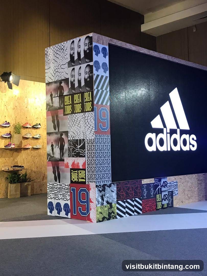 Adidas Display with James Harden Imagery