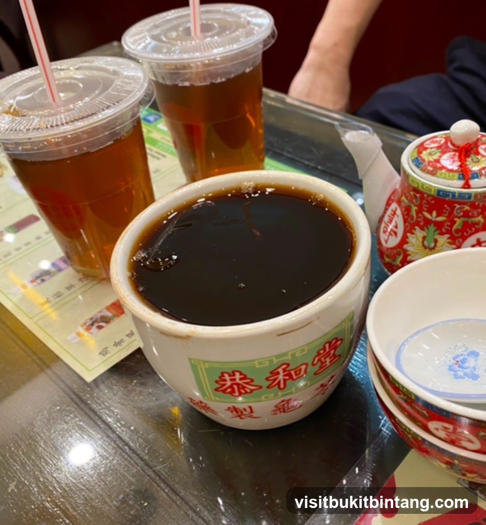 Herbal Drink and Teapot